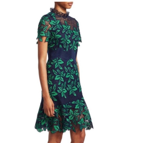 Sea New York Dresses & Skirts - Sea New York Mosaic Crochet Dress size 6